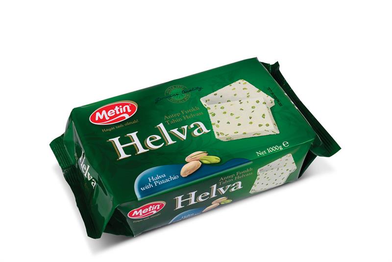 Antep Fıstıklı Tahin Helvası 1000g Paket