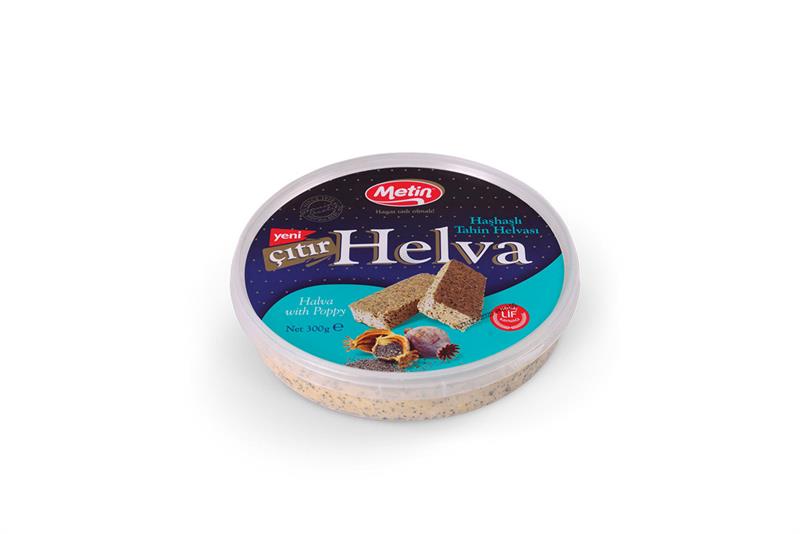 Haşhaşlı Gurme Helva 300g Plastik